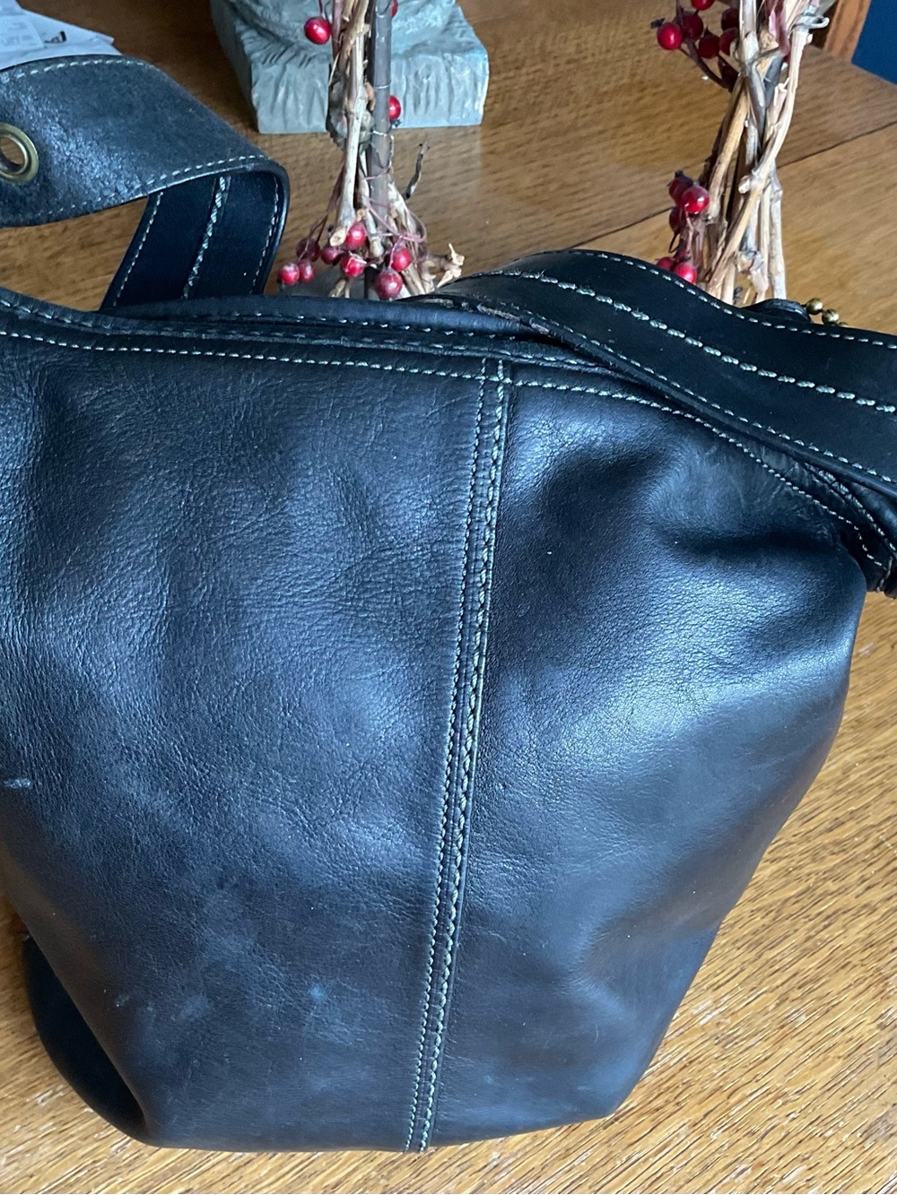 Coach Bleecker Tattersall Shoulder Bag, Style #11422 - Picture 4 of 9
